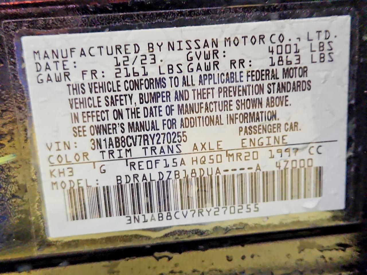 2024 NISSAN SENTRA