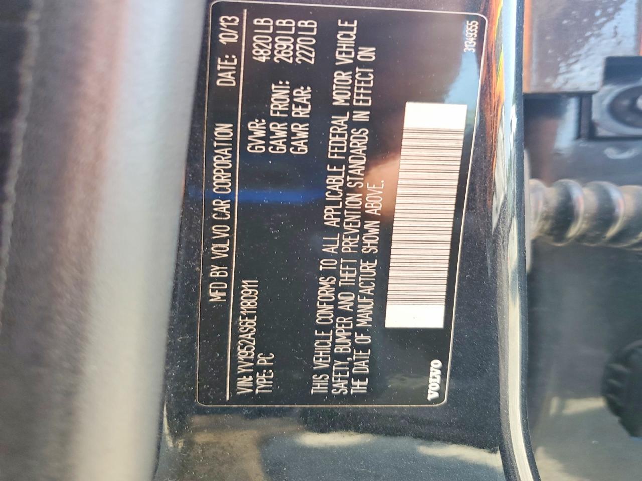 2014 VOLVO S80