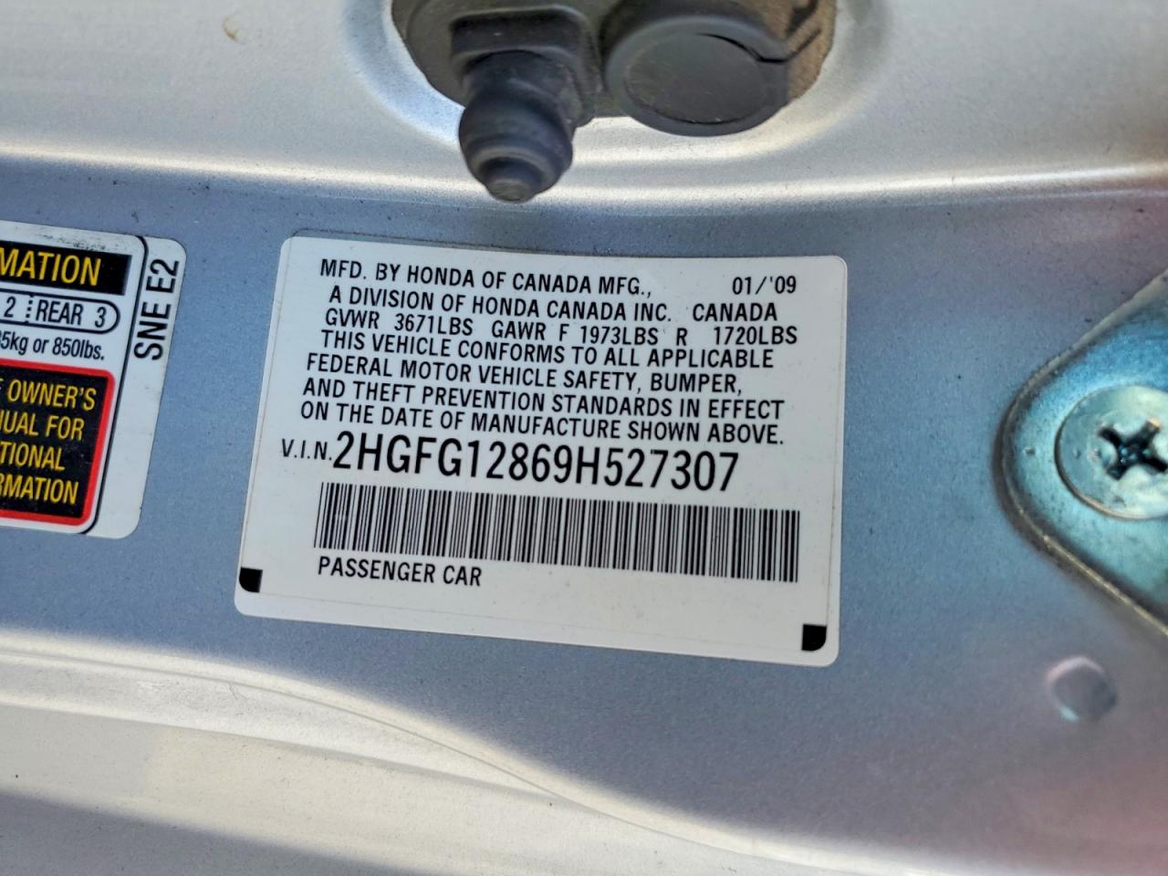 2009 HONDA CIVIC