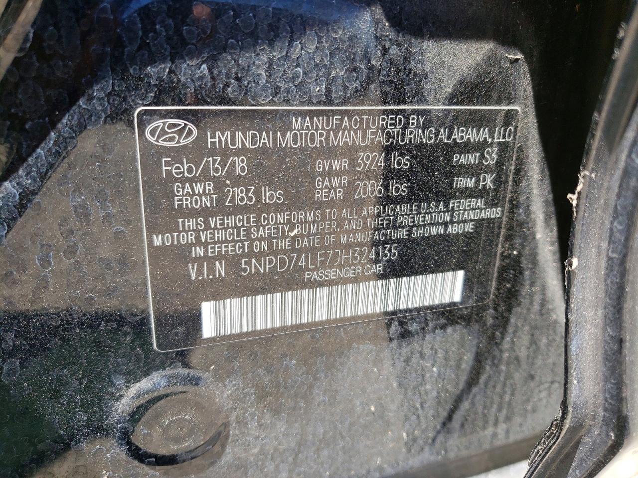 2018 HYUNDAI ELANTRA