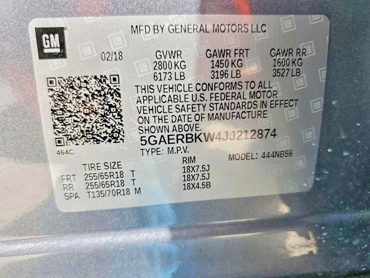 2018 BUICK ENCLAVE
