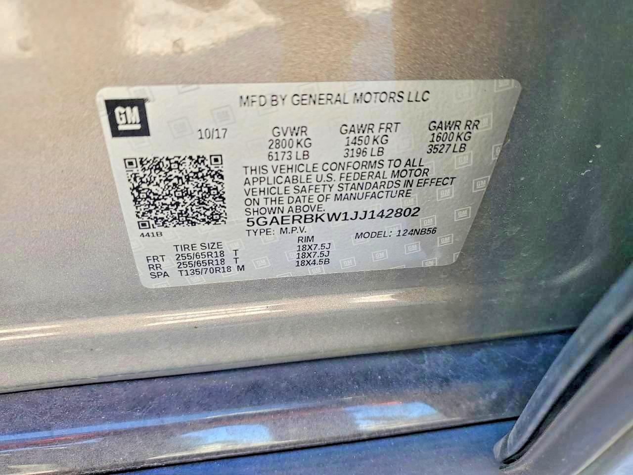 2018 BUICK ENCLAVE