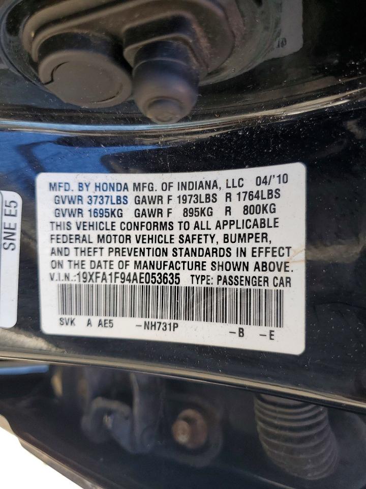 2010 HONDA CIVIC