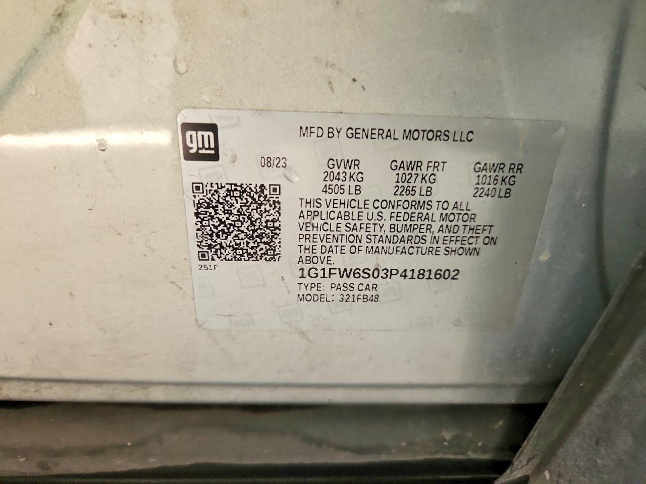 2023 CHEVROLET BOLT