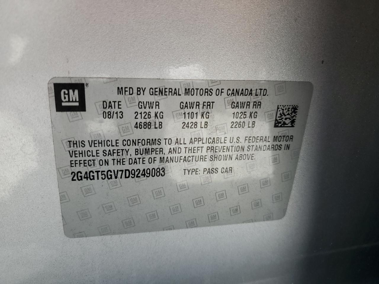 2013 BUICK REGAL
