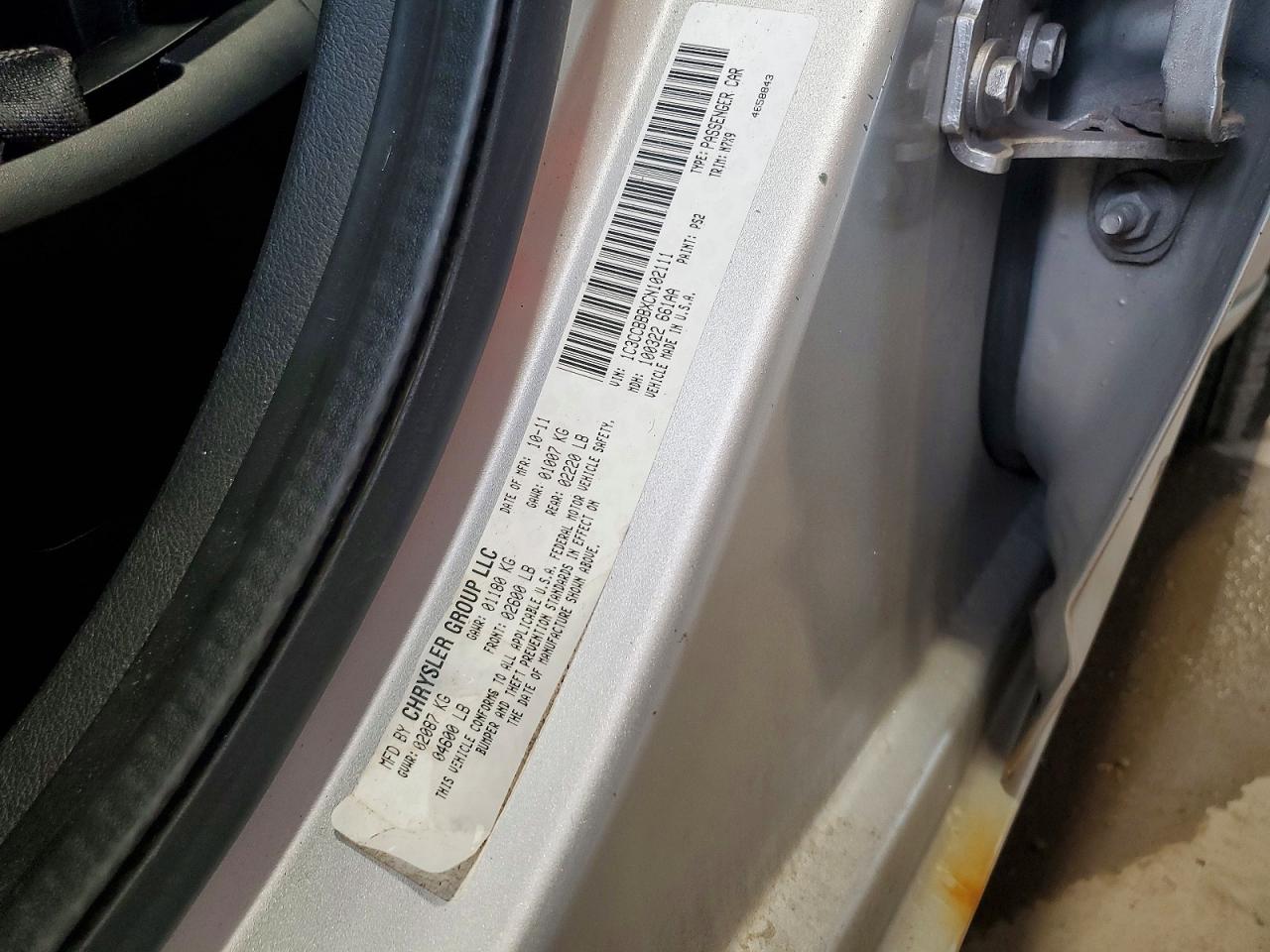 2012 CHRYSLER 200