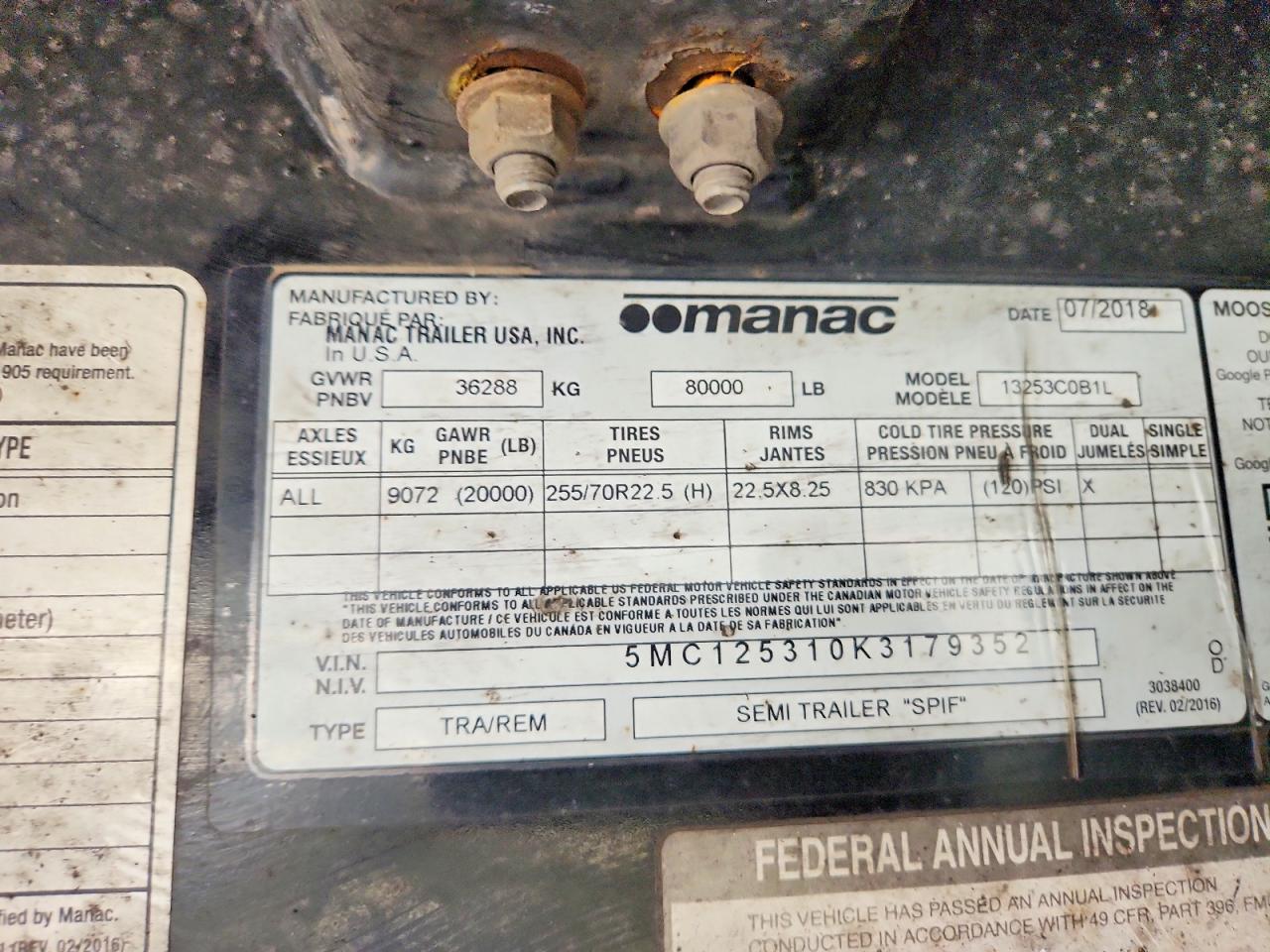 2019 MANAC UNKNOWN