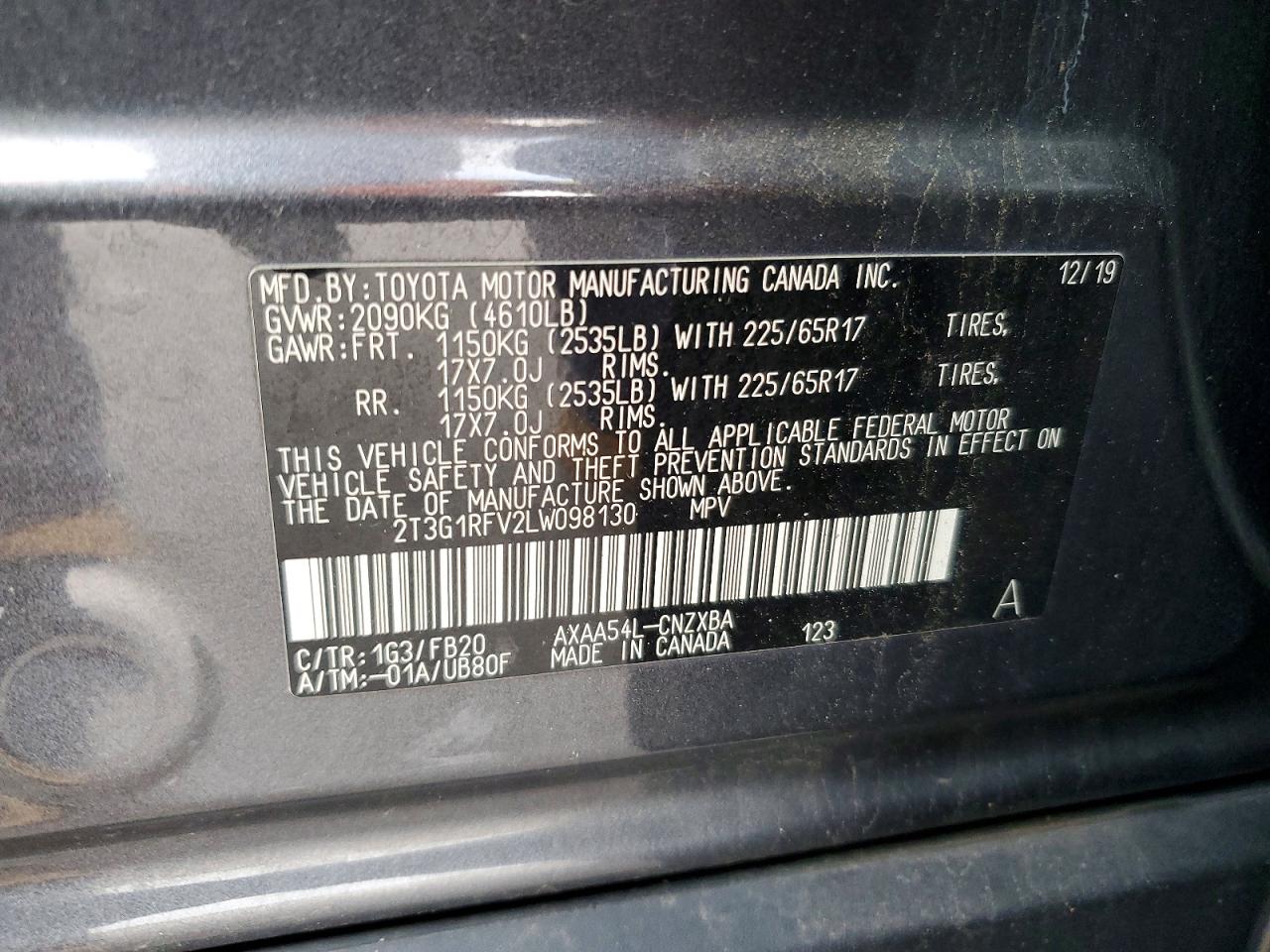 2020 TOYOTA RAV4