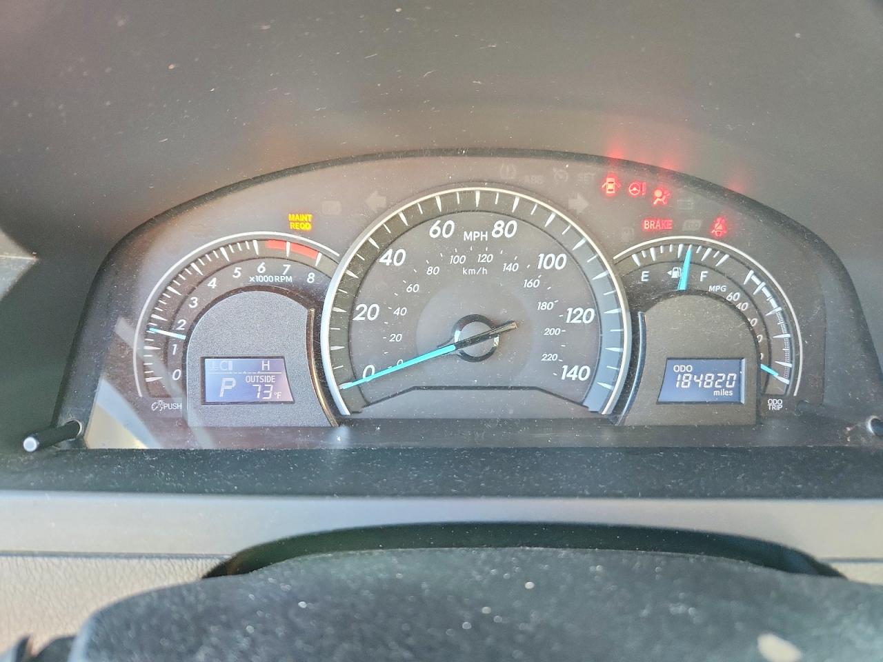 2012 TOYOTA CAMRY