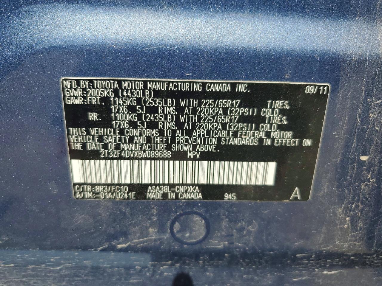2011 TOYOTA RAV4