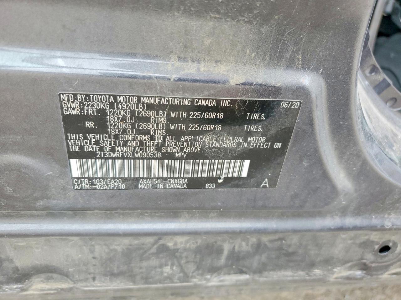 2020 TOYOTA RAV4