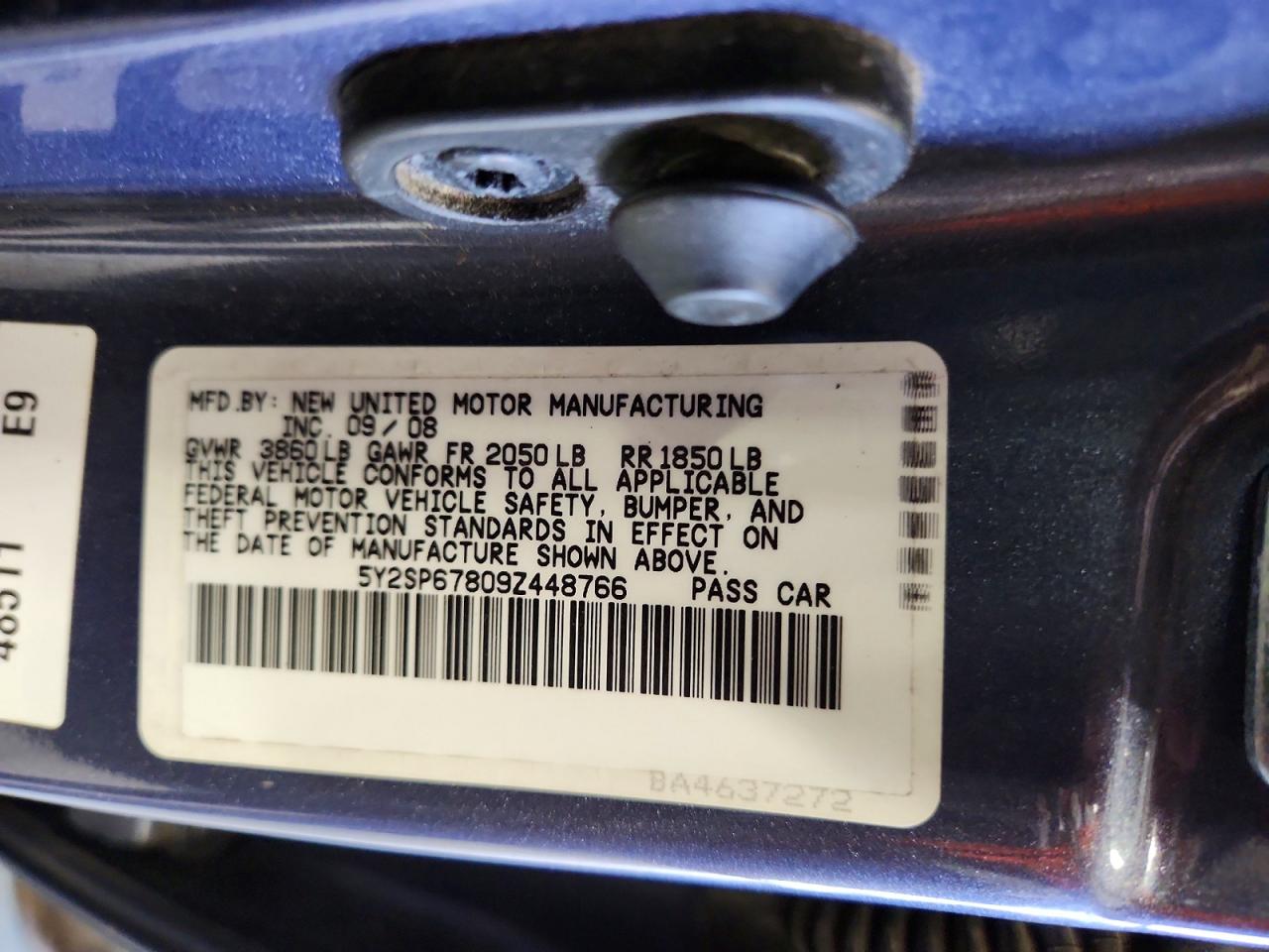 2009 PONTIAC VIBE