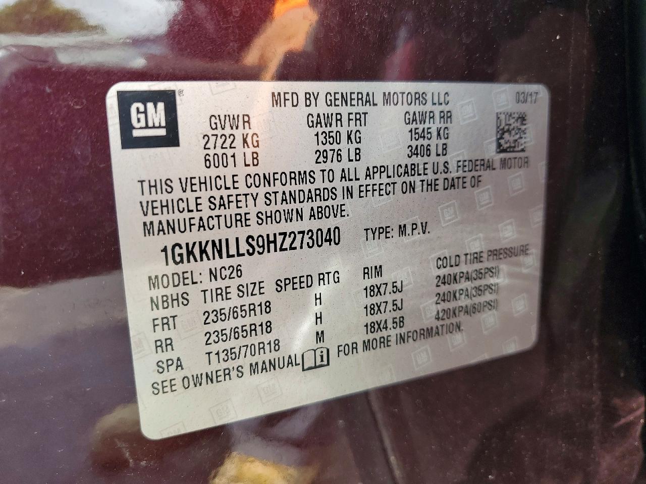 2017 GMC ACADIA