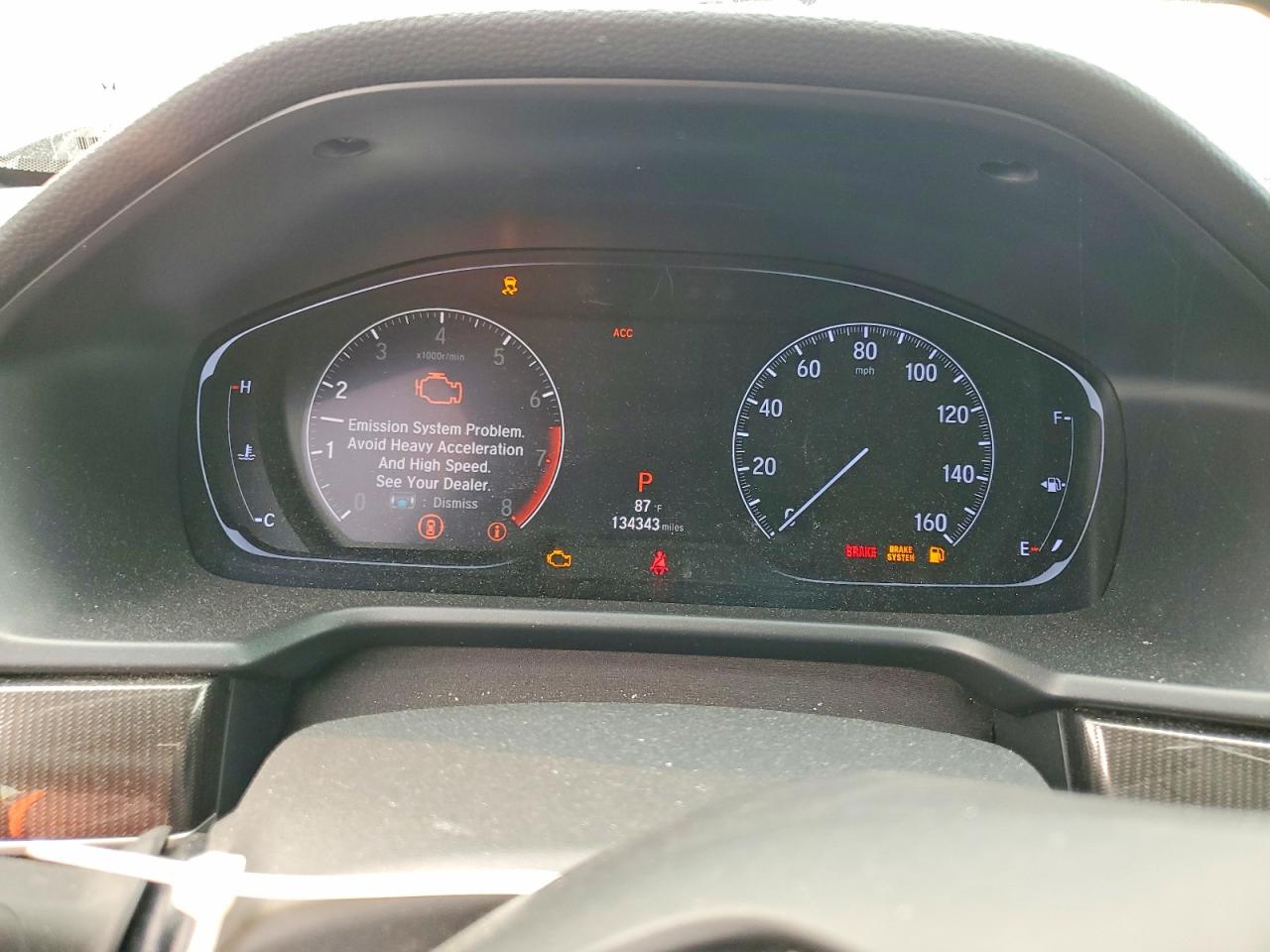 2019 HONDA ACCORD
