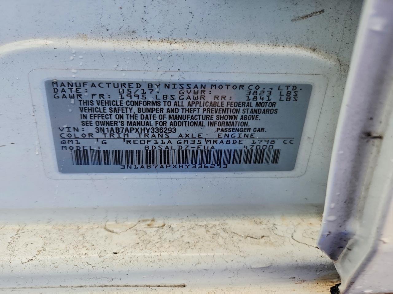 2017 NISSAN SENTRA
