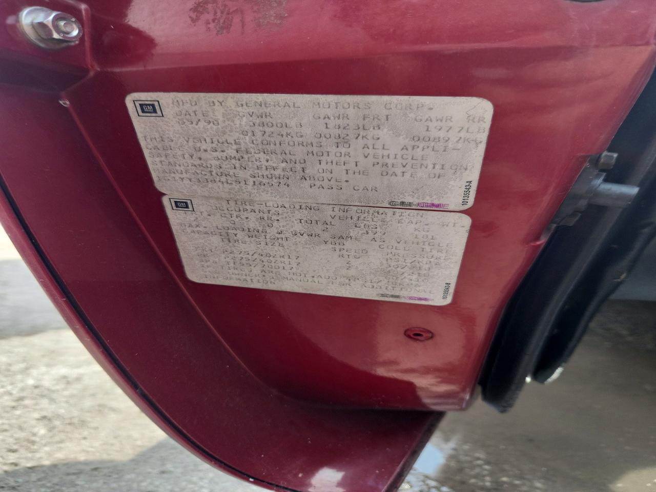 1990 CHEVROLET CORVETTE