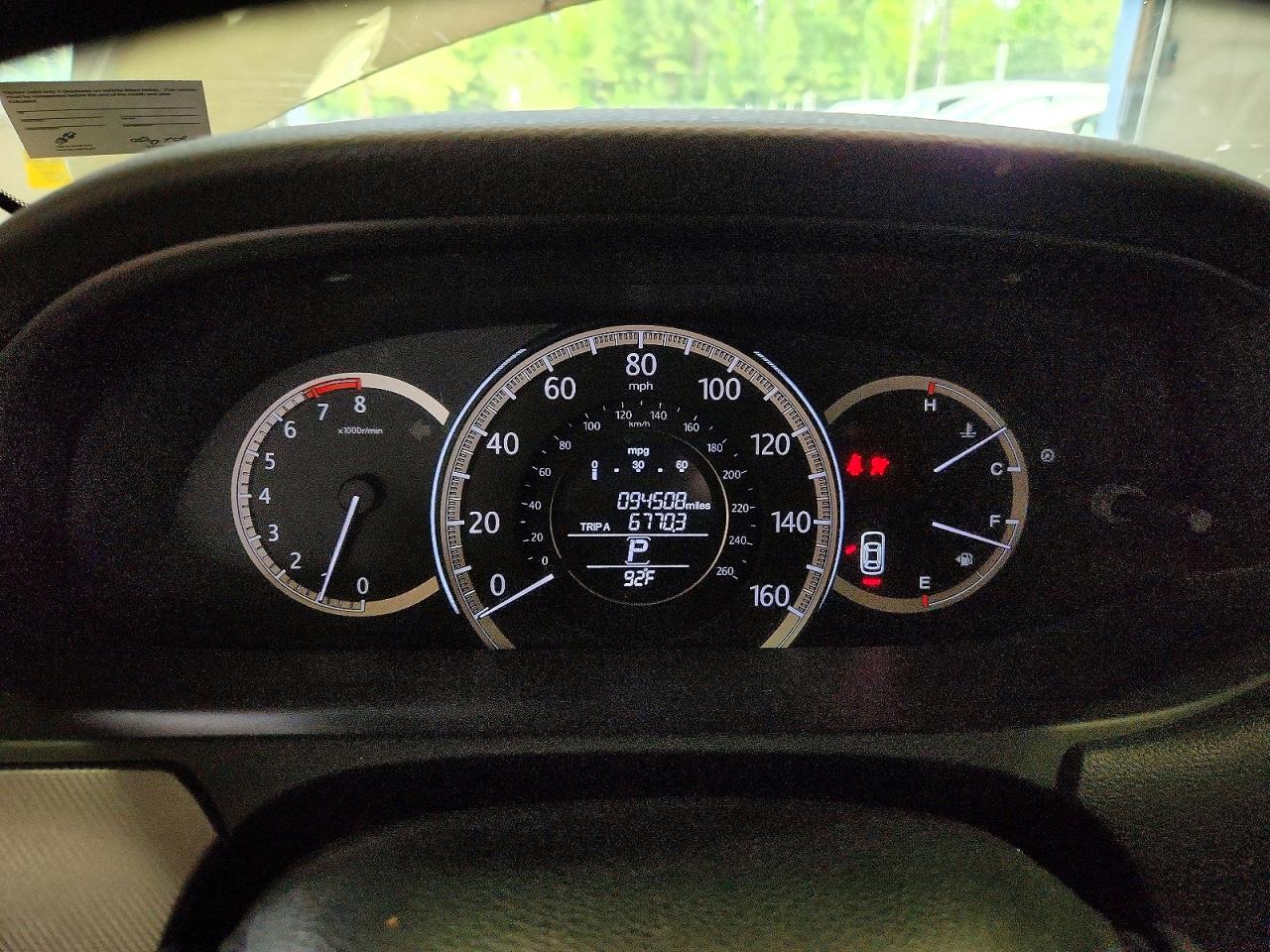 2013 HONDA ACCORD