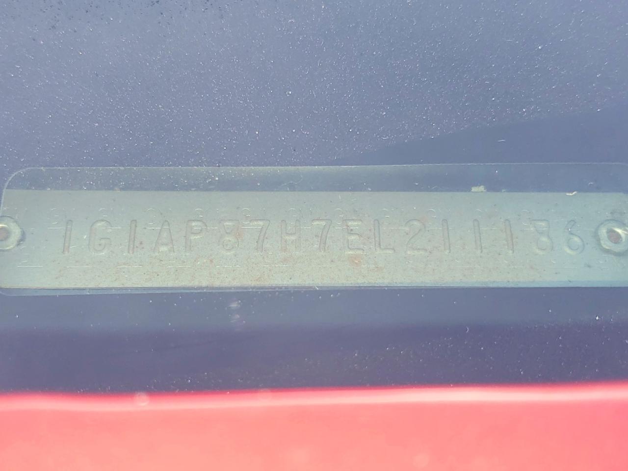 1984 CHEVROLET CAMARO
