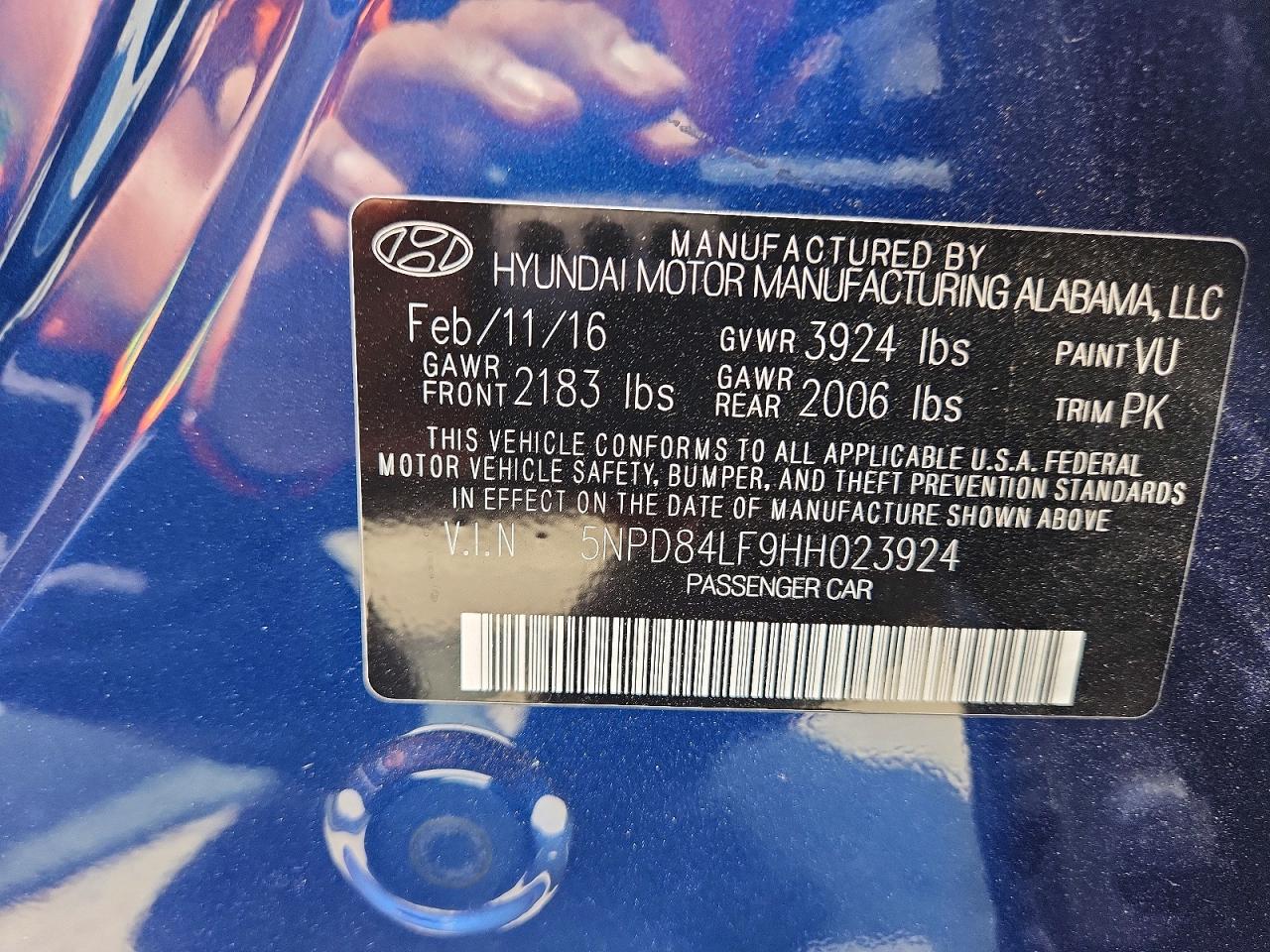 2017 HYUNDAI ELANTRA