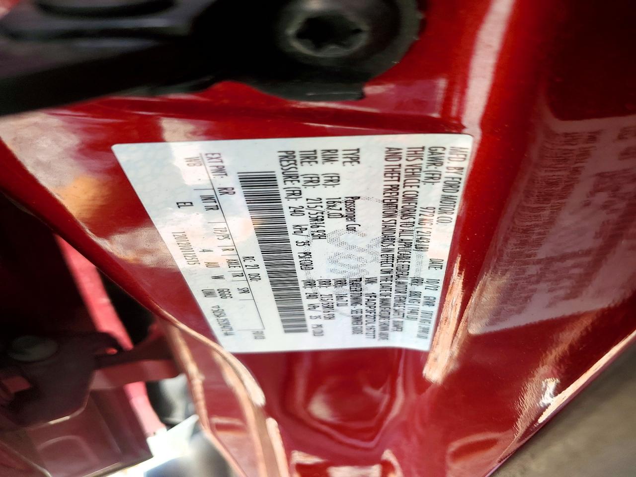 2013 FORD FOCUS