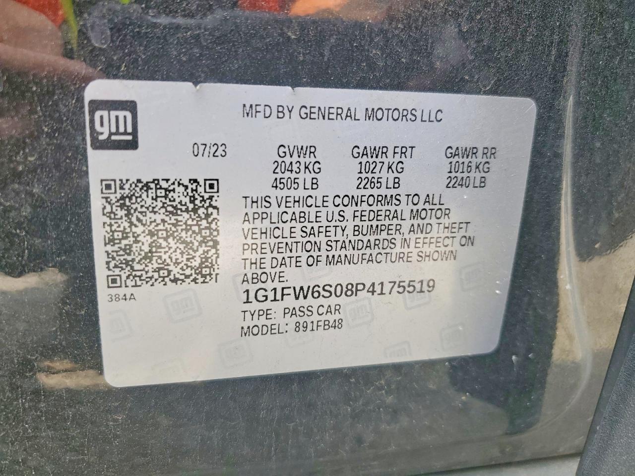 2023 CHEVROLET BOLT