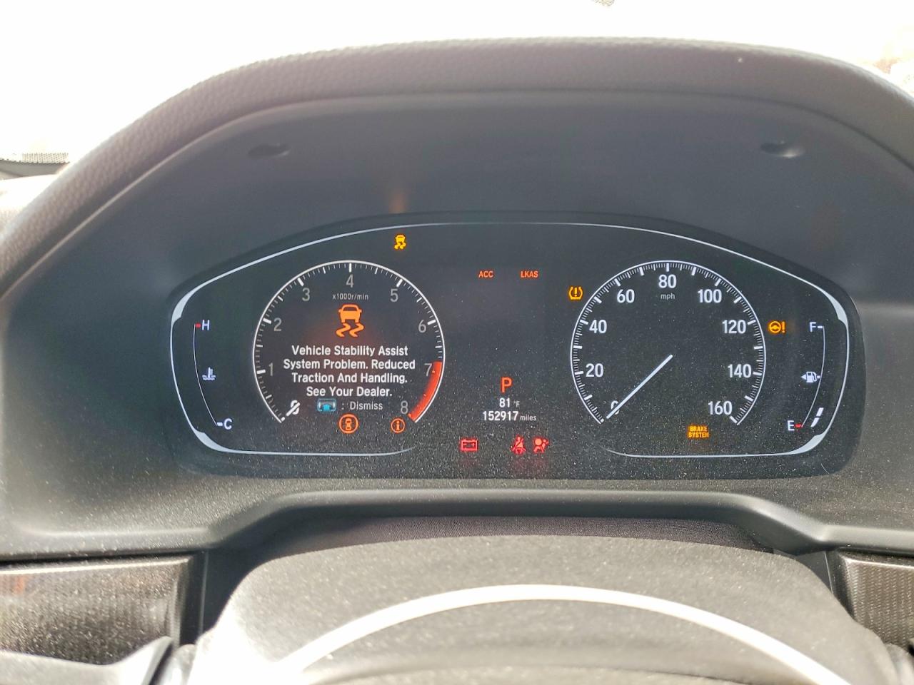 2019 HONDA ACCORD