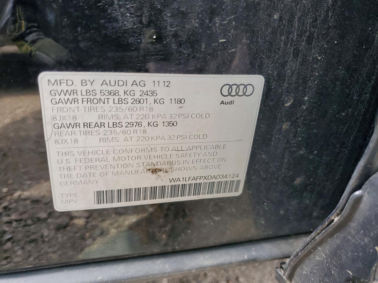 2013 AUDI Q5