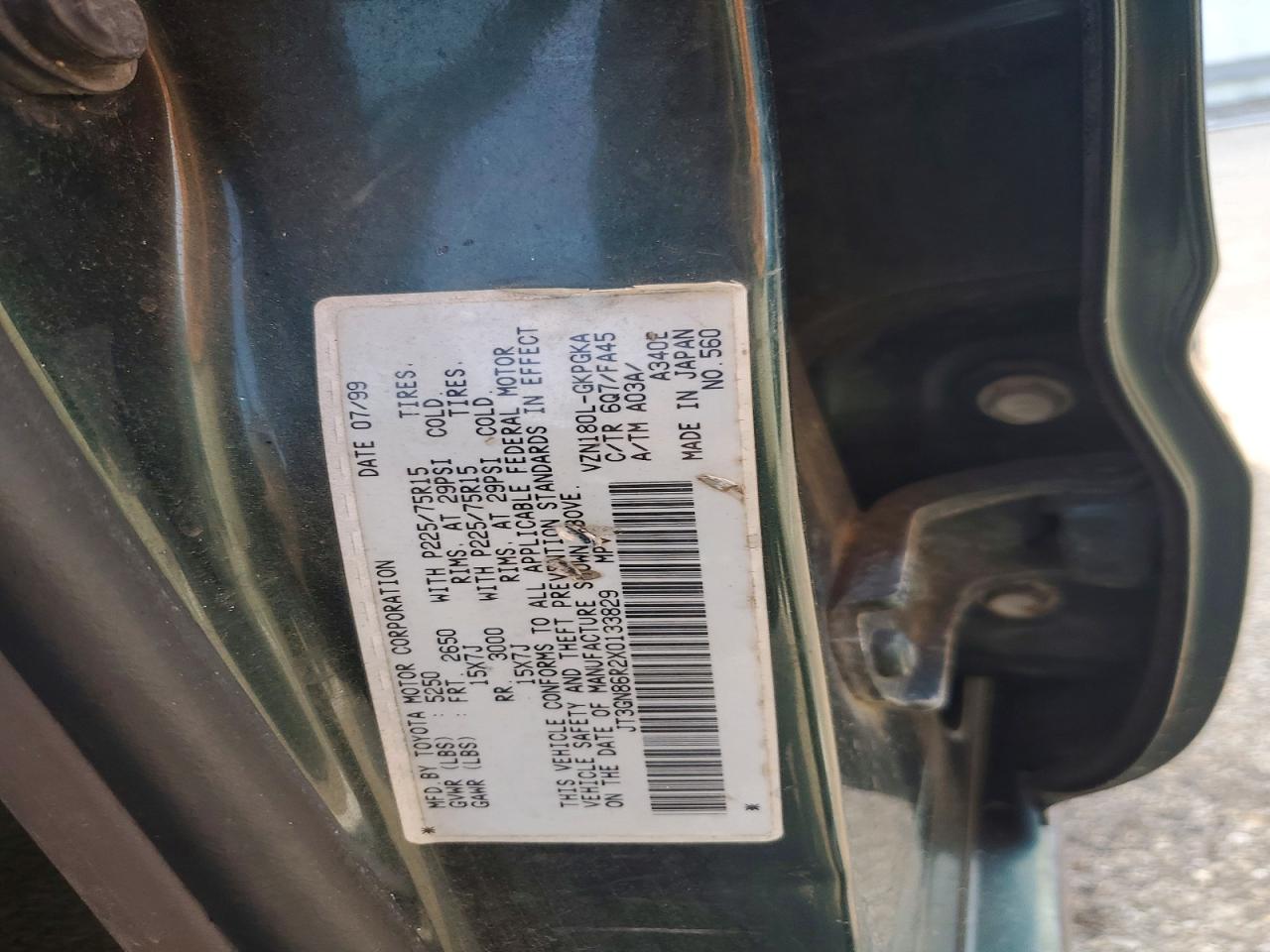 1999 TOYOTA 4RUNNER