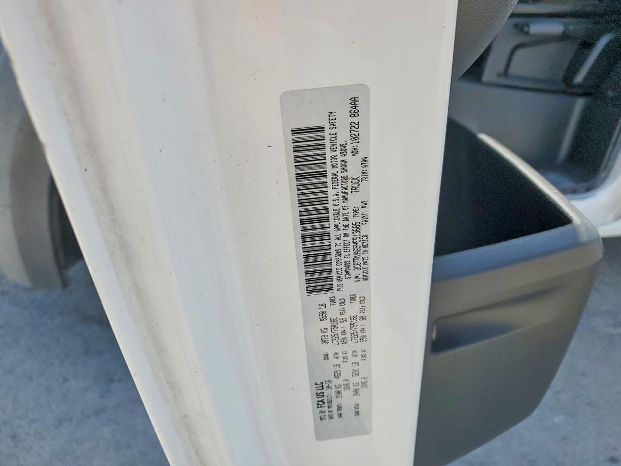 2017 RAM PROMASTER