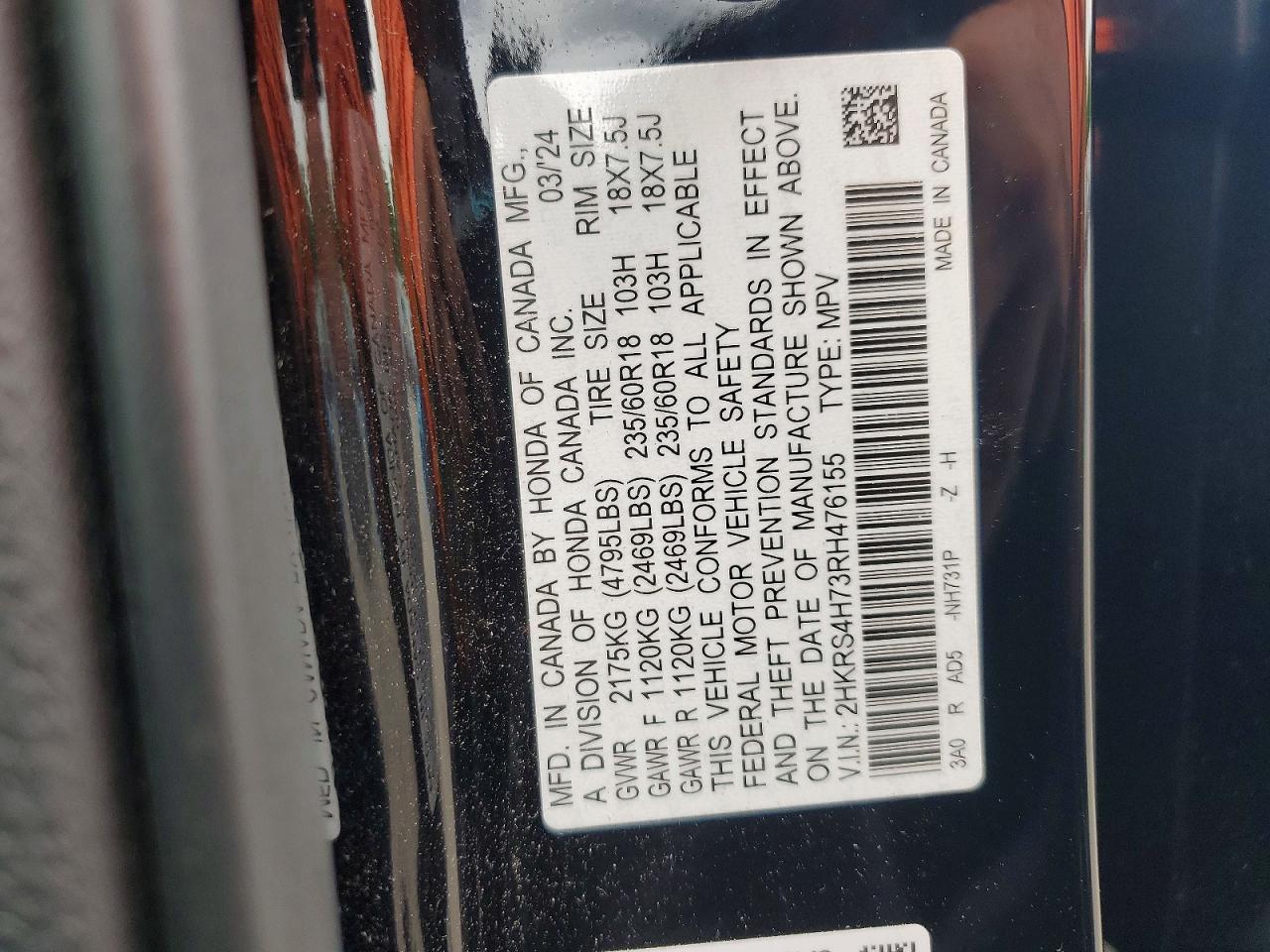 2024 HONDA CRV