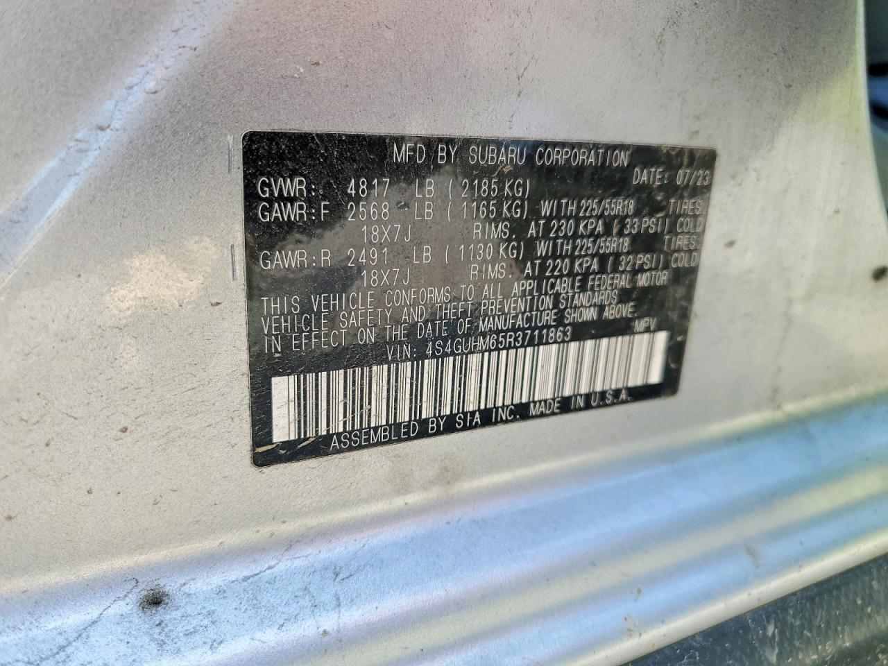 2024 SUBARU CROSSTREK