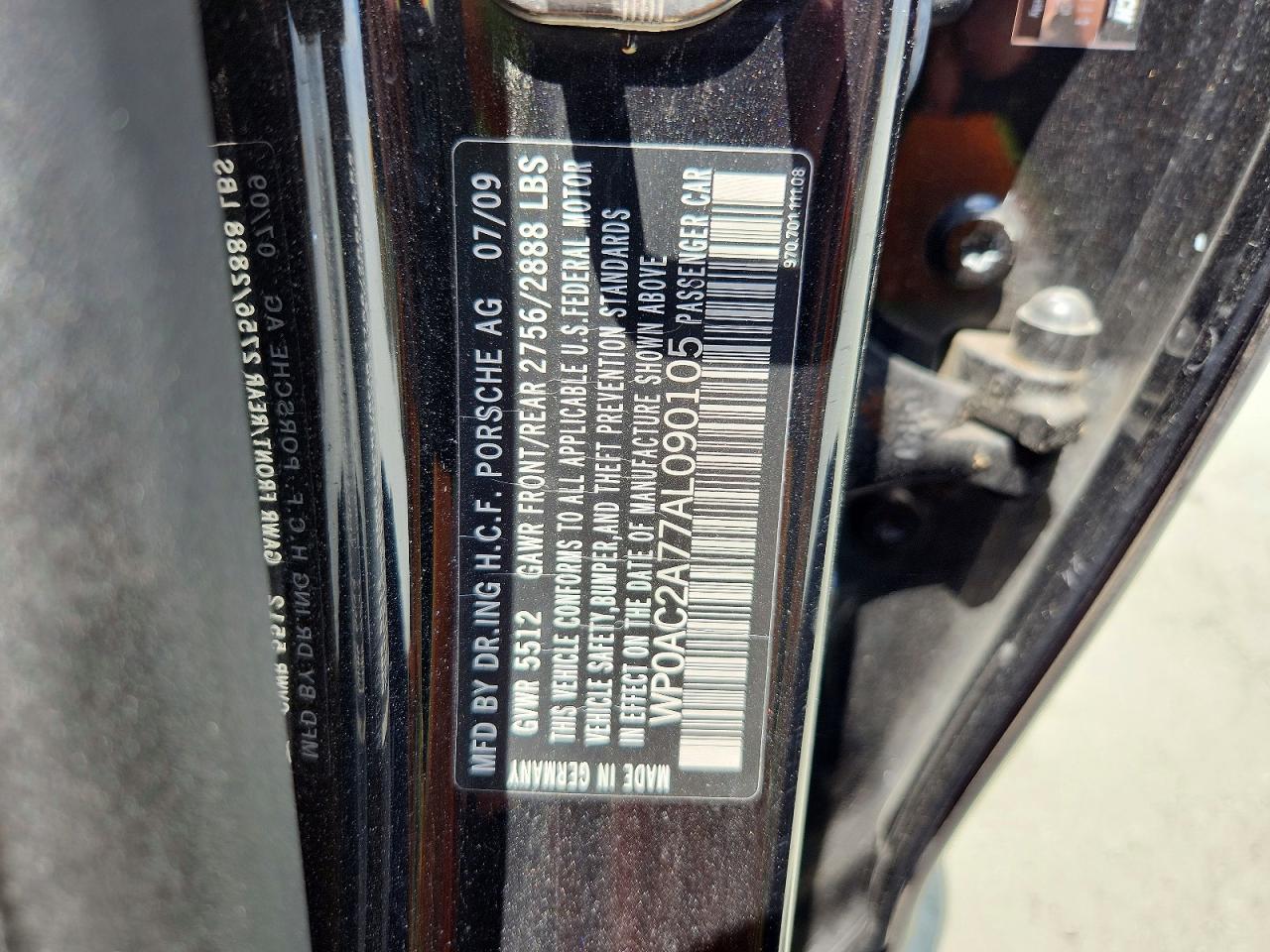 2010 PORSCHE PANAMERA