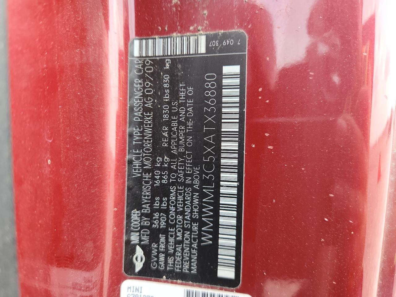 2010 MINI COOPER