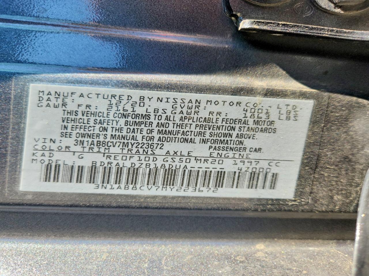 2021 NISSAN SENTRA