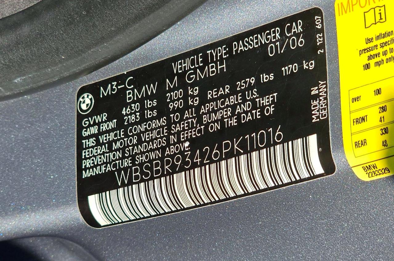 2006 BMW M3