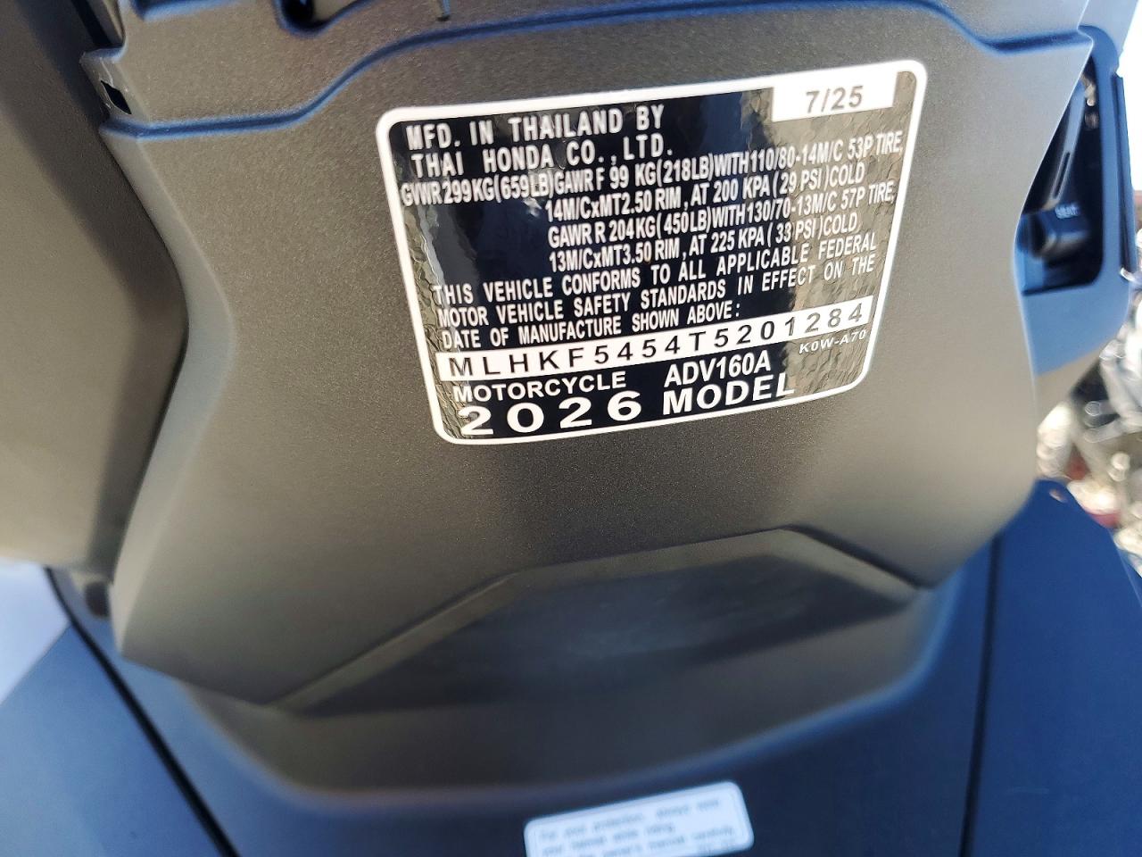 2026 HONDA ALL OTHER
