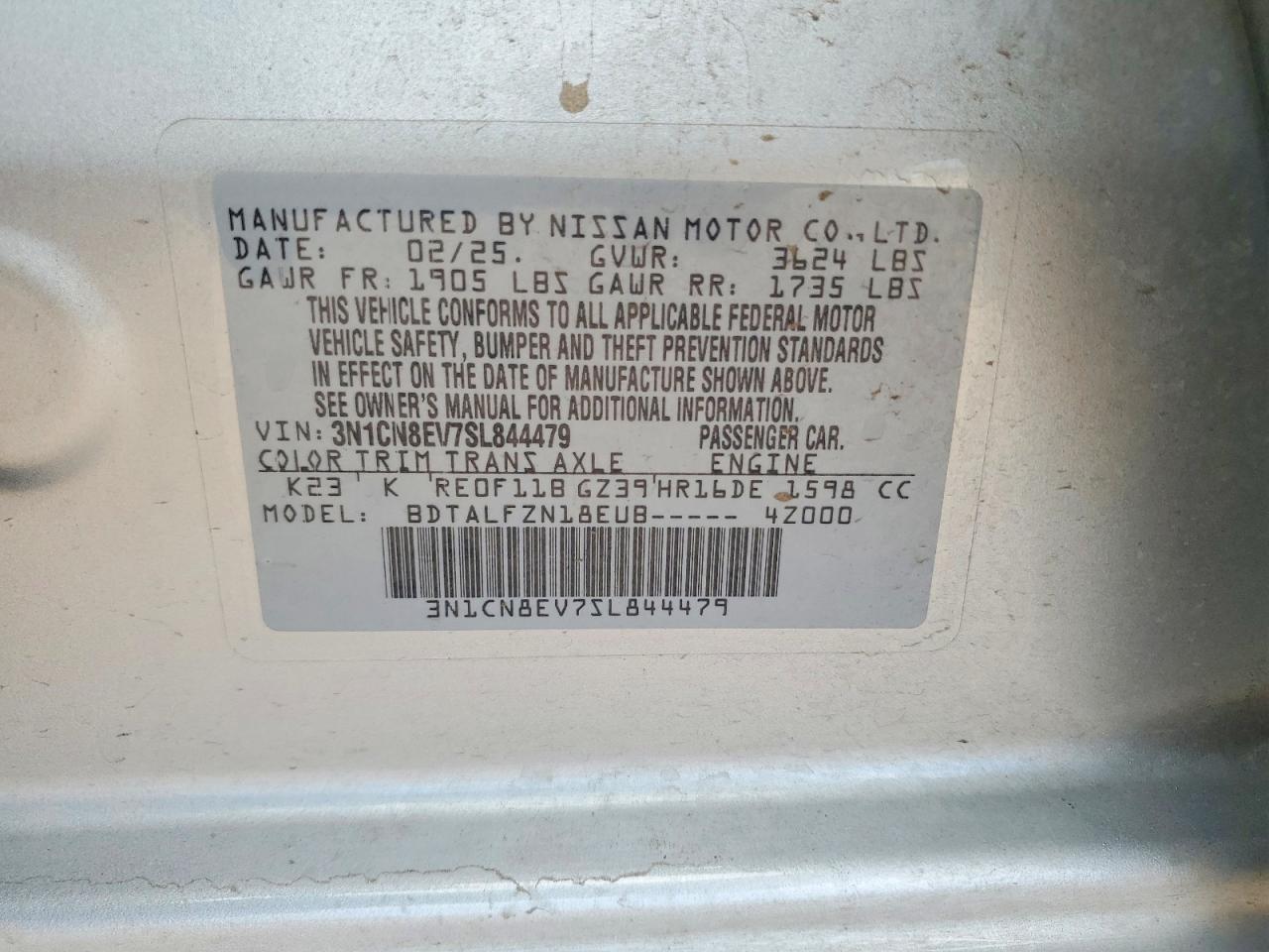 2025 NISSAN VERSA