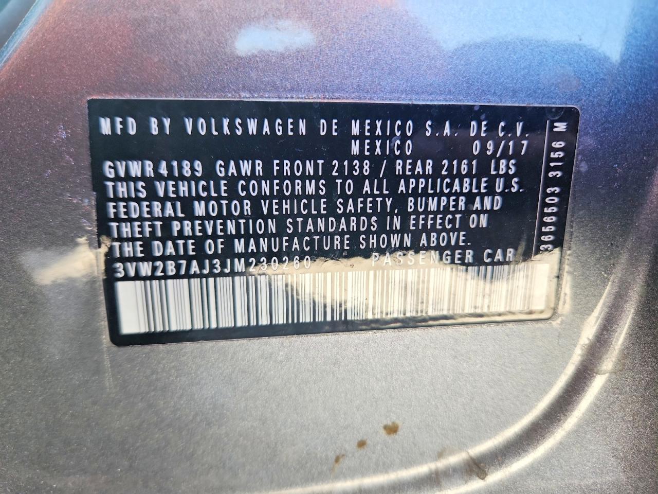 2018 VOLKSWAGEN JETTA