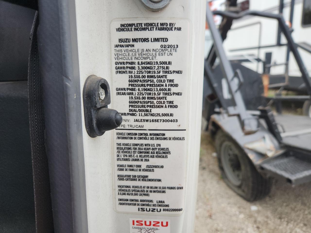 2014 ISUZU All Models