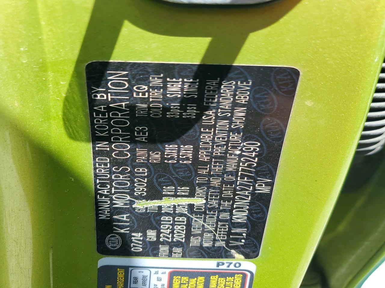 2015 KIA SOUL