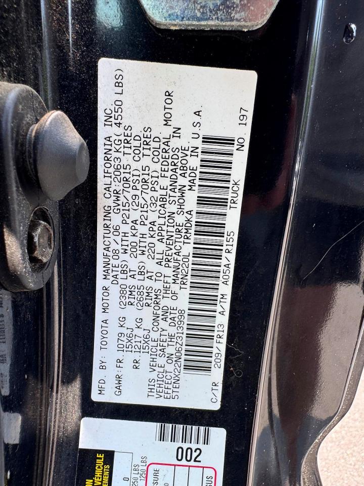 2006 TOYOTA TACOMA