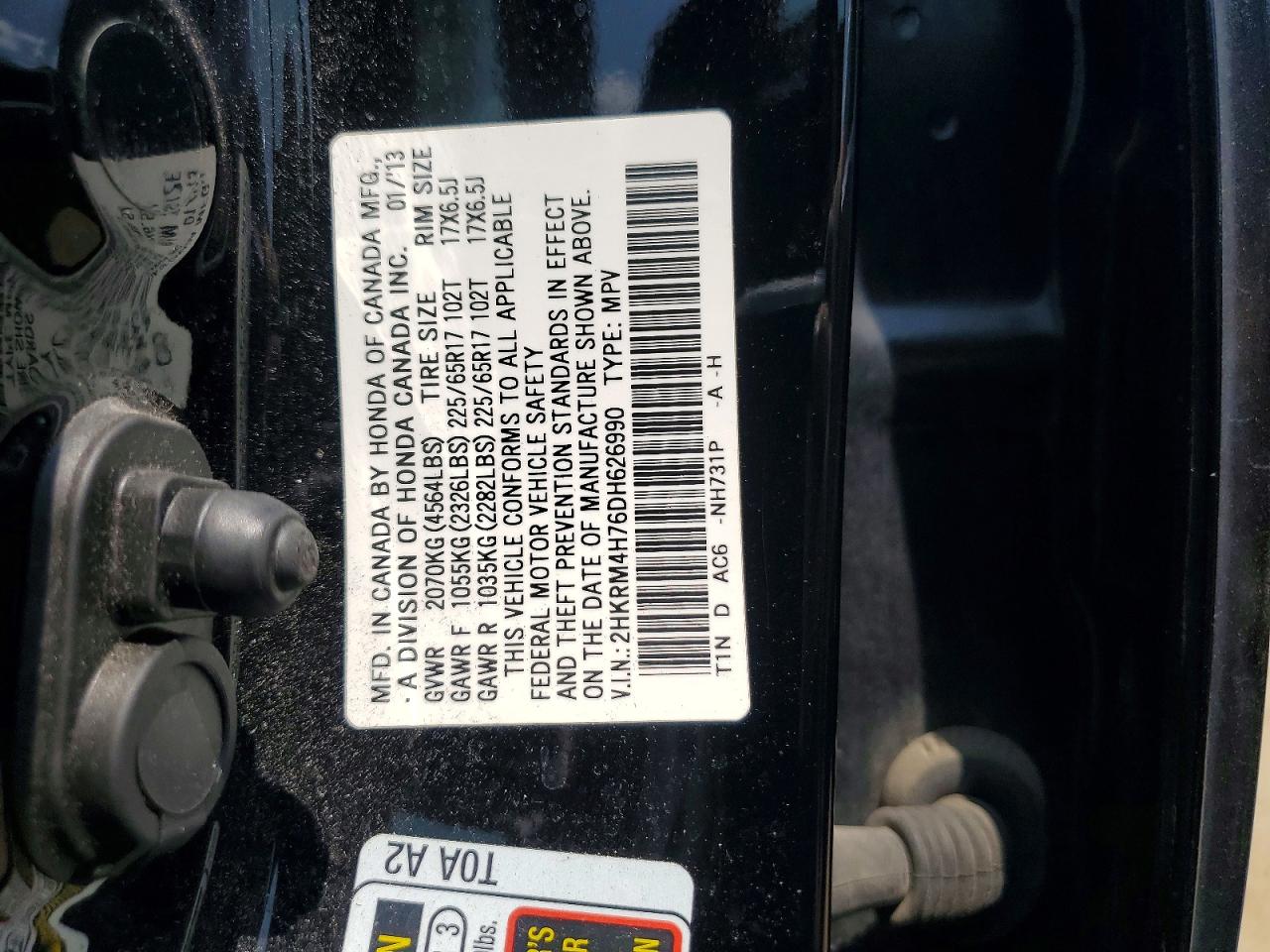 2013 HONDA CRV