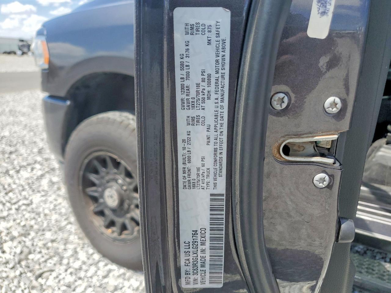 2020 RAM 3500