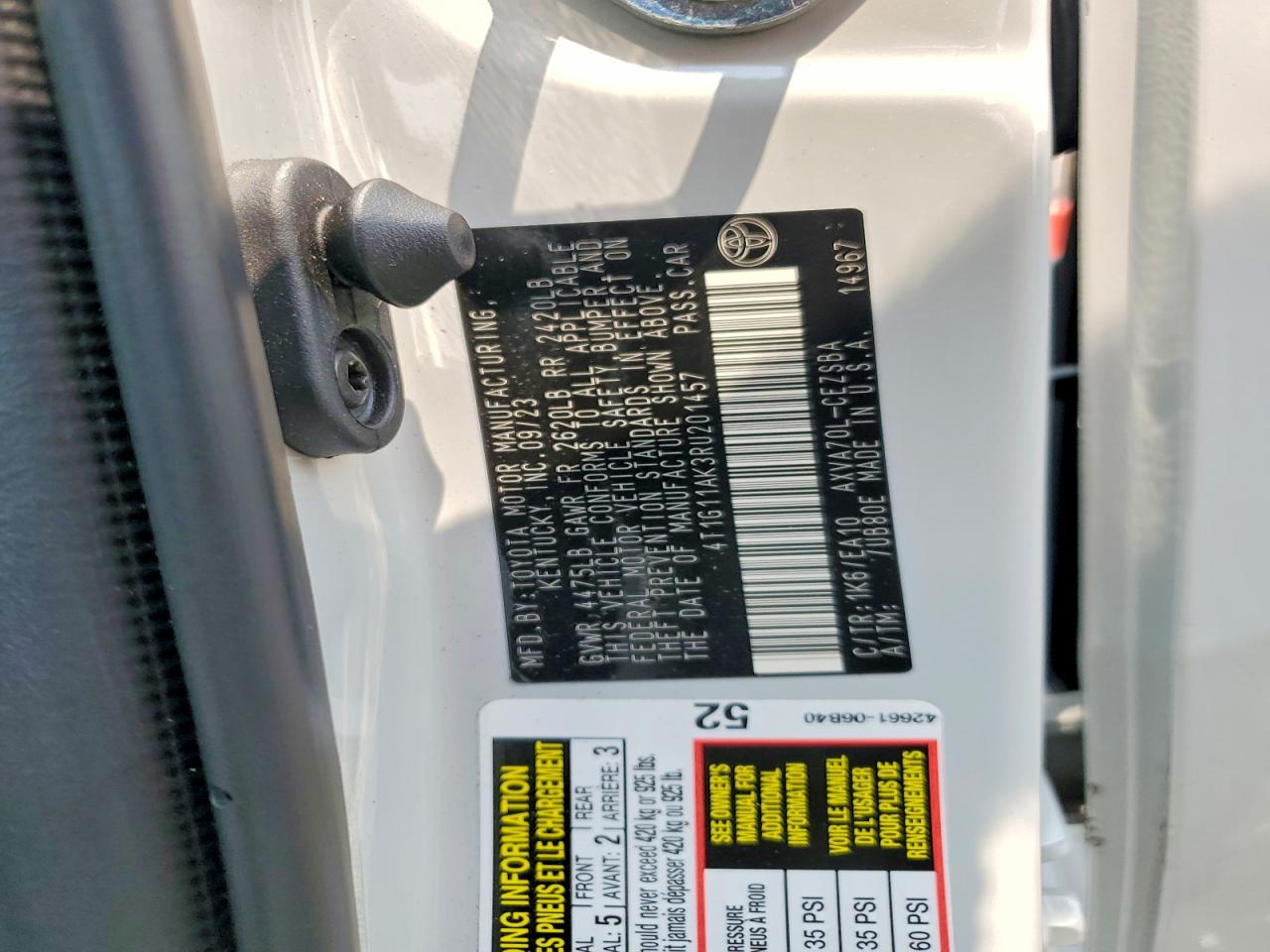 2024 TOYOTA CAMRY