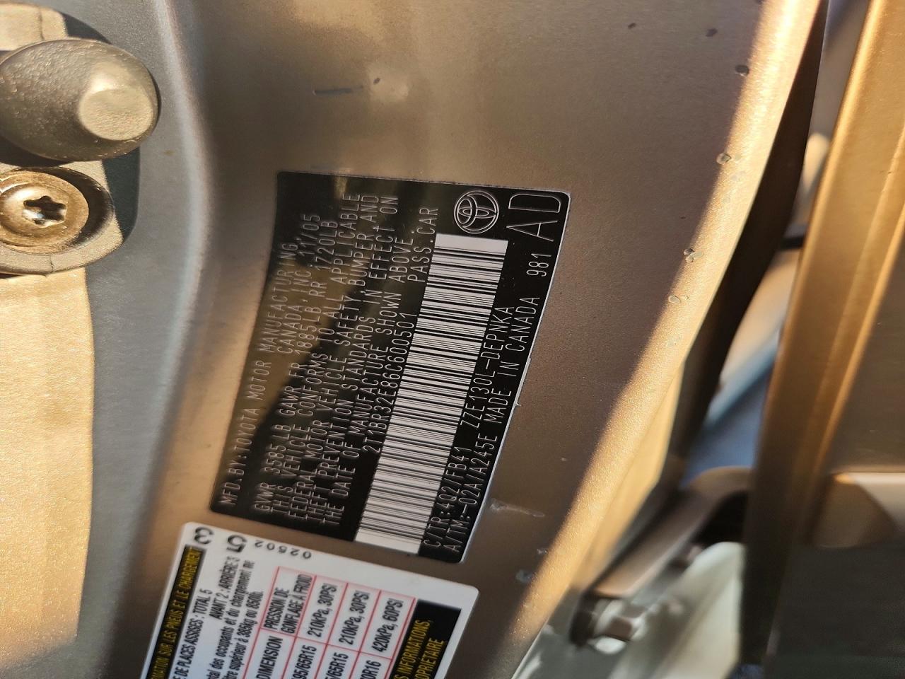 2006 TOYOTA COROLLA