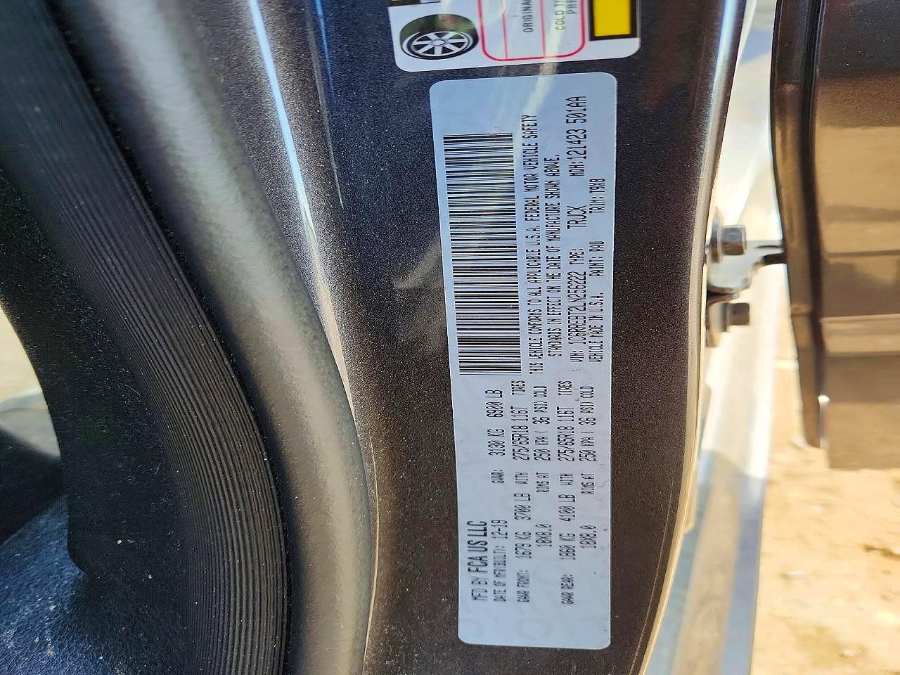 2020 RAM 1500