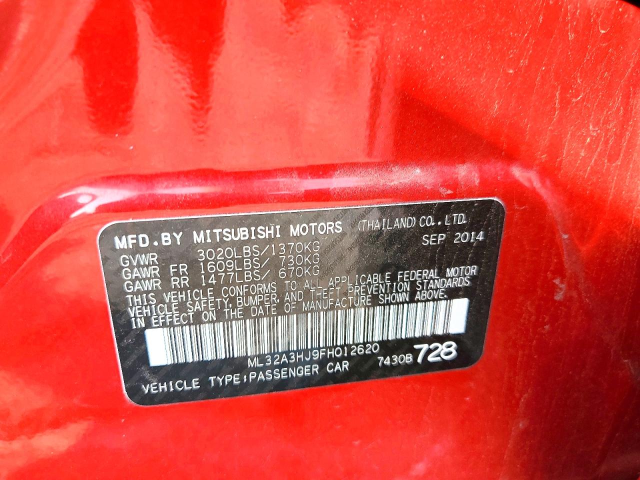 2015 MITSUBISHI MIRAGE