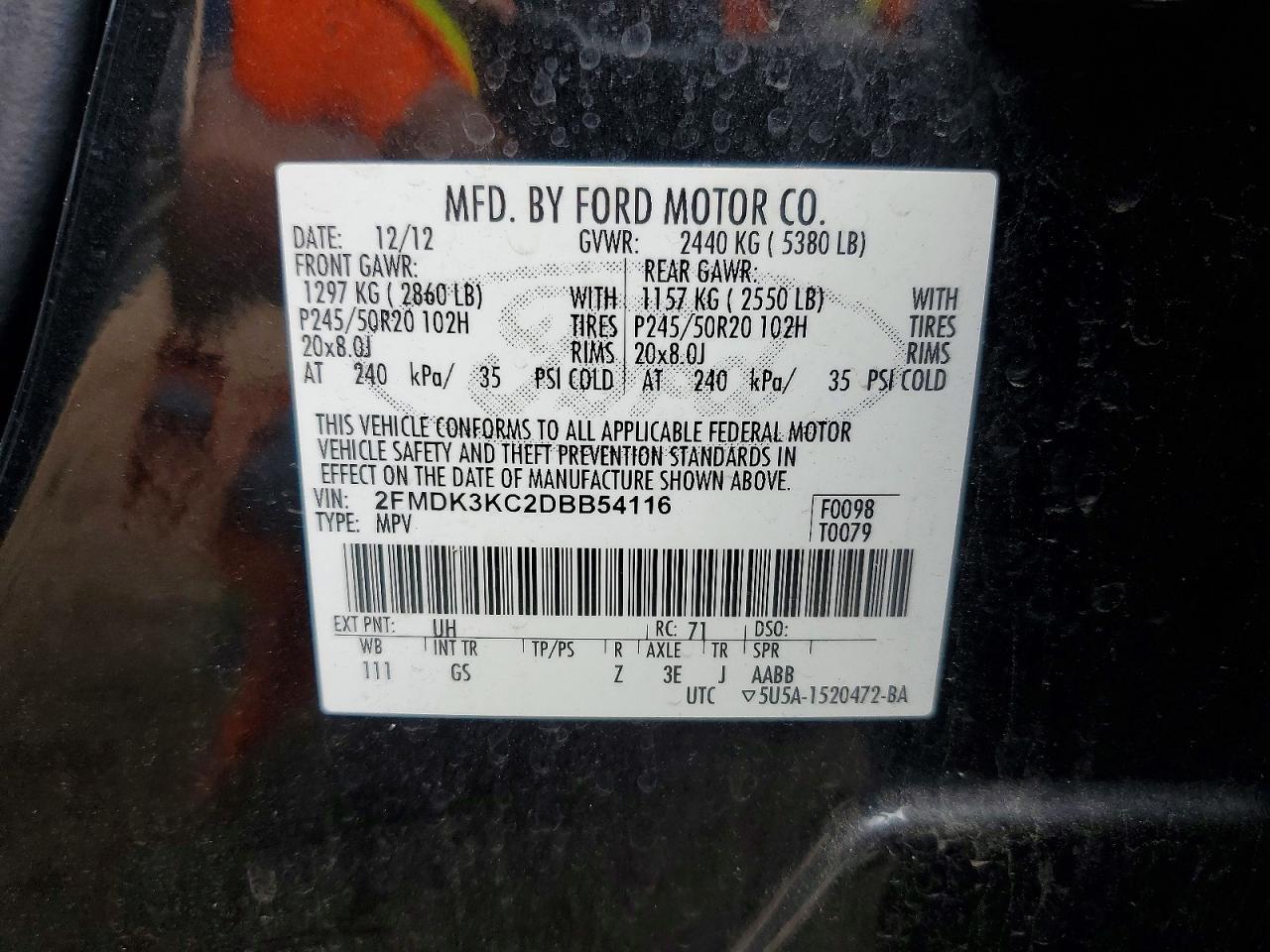 2013 FORD EDGE