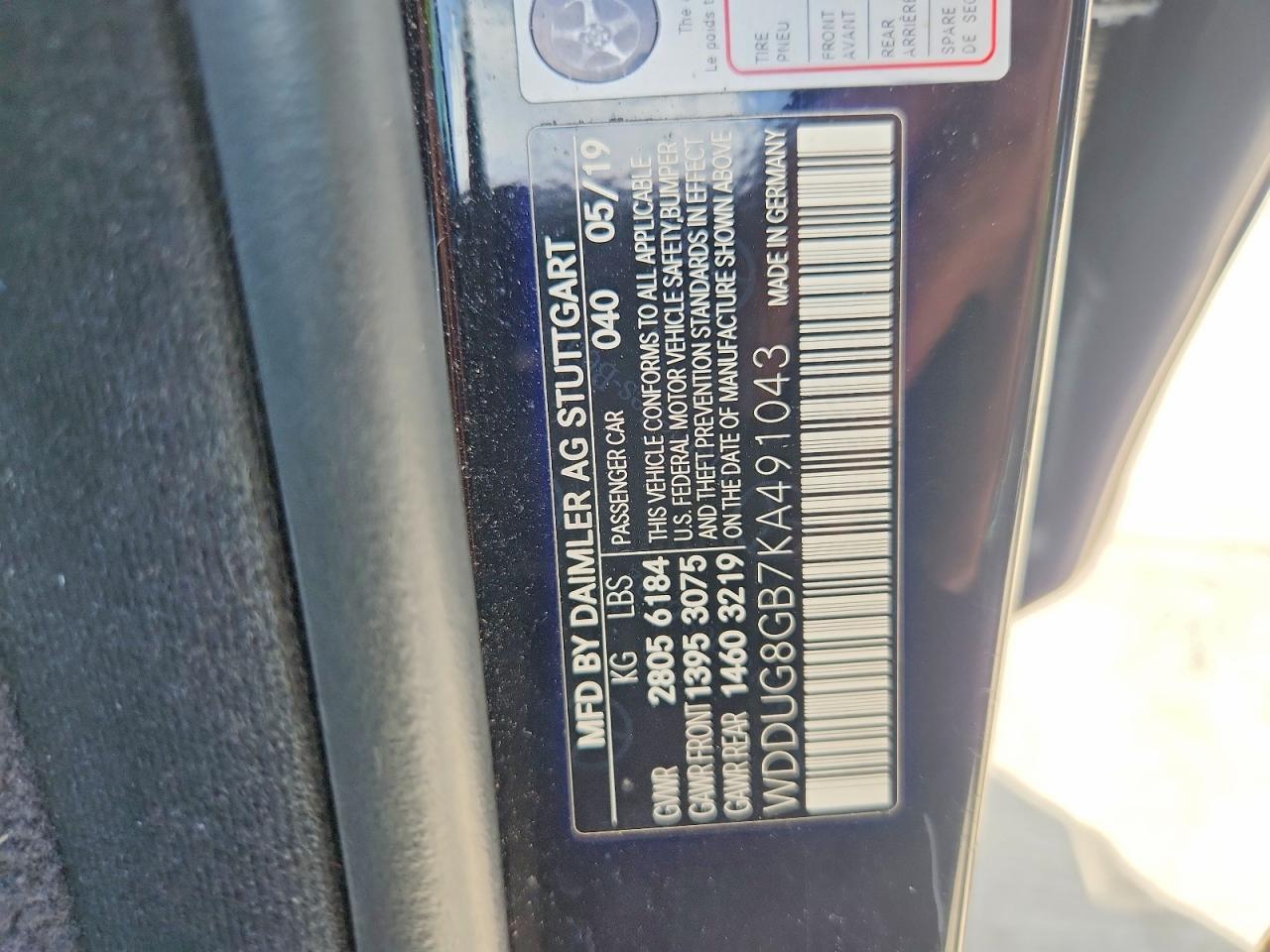 2019 MERCEDES-BENZ S-CLASS