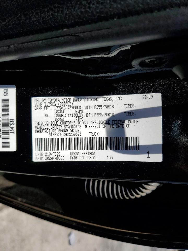 2019 TOYOTA TUNDRA